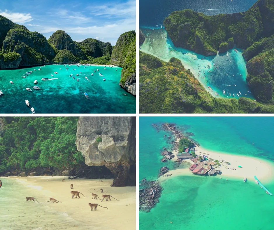 ทัวร์เต็มวัน เกาะพีพี อ่าวมาหยา เกาะไข่ โดยเรือสปีดโบ๊ท